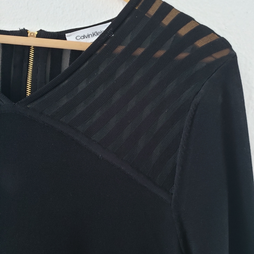 Calvin Klein XL Black A-line dress - Picture 10 of 10